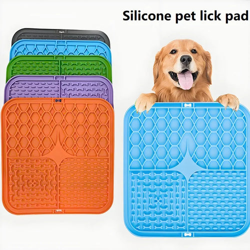 Interactive Dog Lick Mat - Innovative Surface Design for an Engaging and Calming Licking Experience
